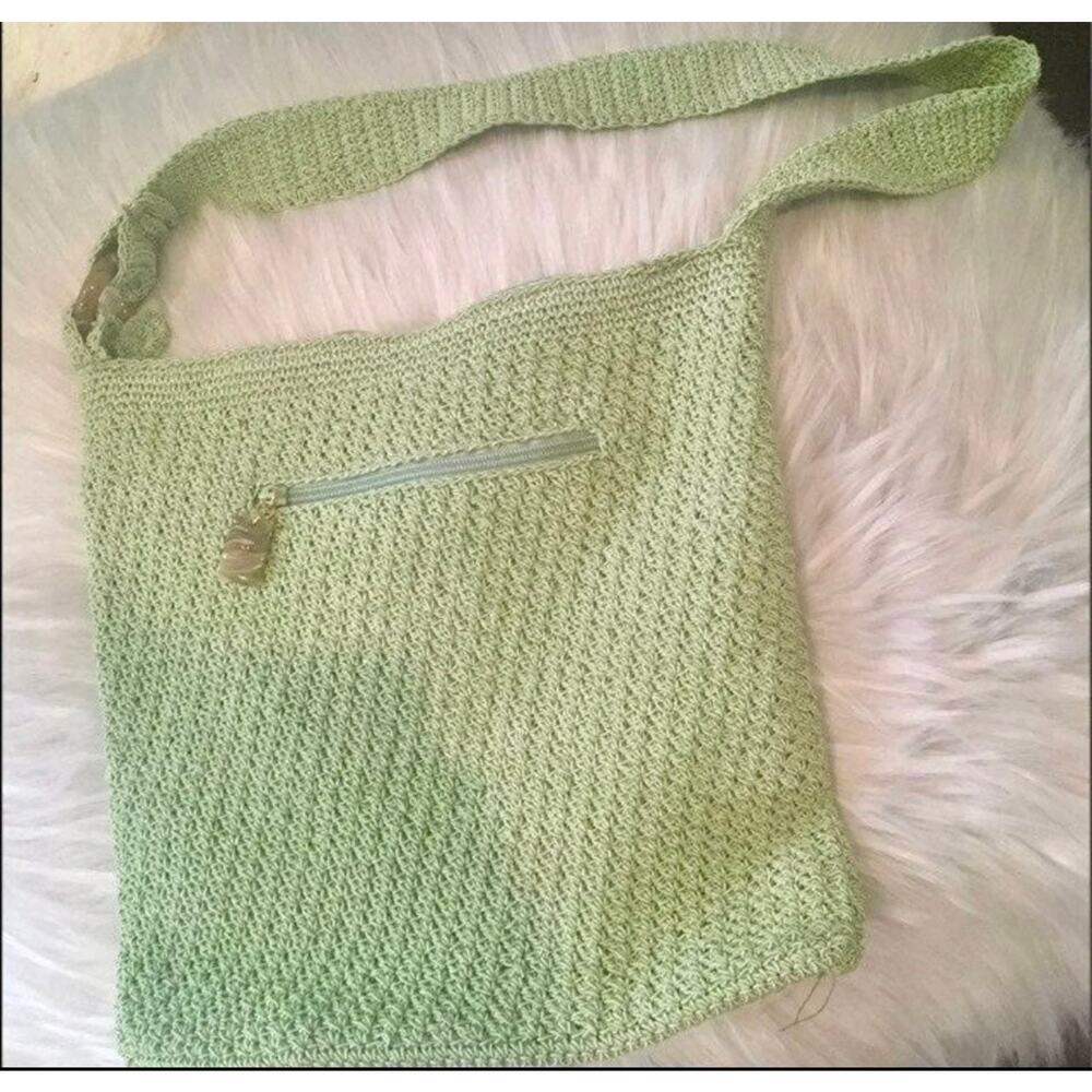 Liz Claiborne Lime Green shoulder purse.